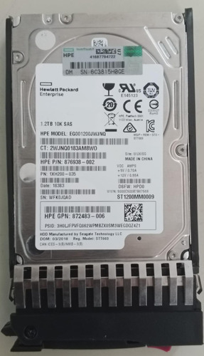 Disco Rigido HPE 872737-001 1.2TB SAS