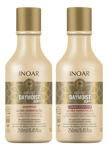 Inoar Absolut Daymoist Kit Shampoo E Condicionador 2x250ml