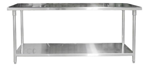Mesón Central Acero Inox 180 X 70 X 85 Cm