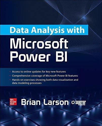 Data Analysis With Microsoft Power Bi - Larson, Bria, De Larson, Brian. Editorial Mcgraw Hill En Inglés