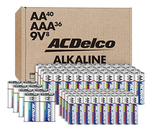 Pilas Recargables Acdelco Aa, Aaa, Paquete Combinado De 9 Vo