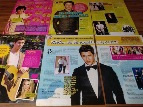 (ag095) Nick Jonas * Recortes Revistas Clippings