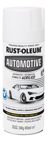 Spray Automotivo Branco Brilhante - Rust Oleum