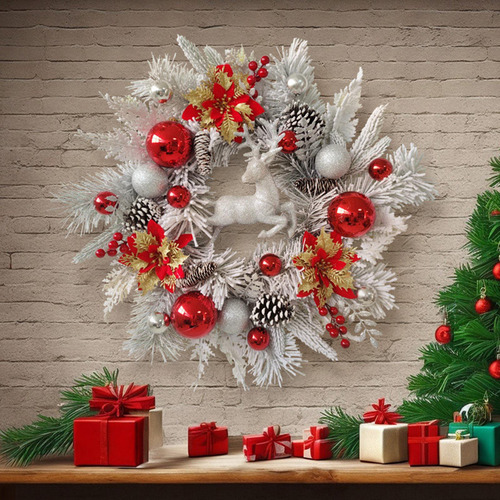 Corona De Navidad Corona De Navidad Para Puerta 50cm