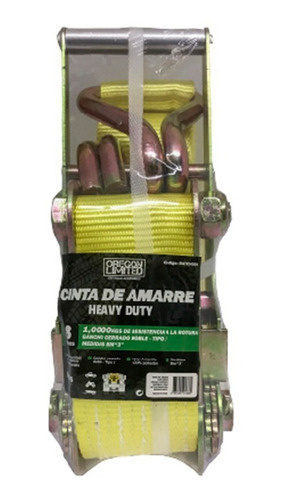 Cinta De Amarre Camiones 1tn 8m 3'' Reforzada Malacate