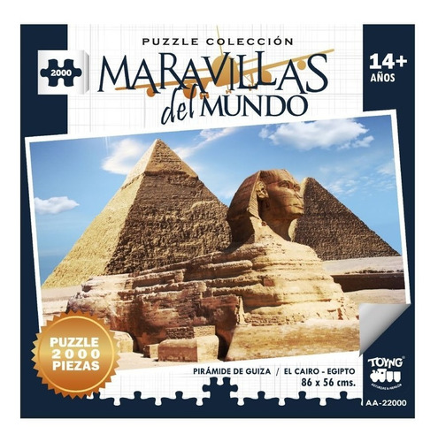 Puzzle Piramides De Guiza 2000 Piezas / Diverti