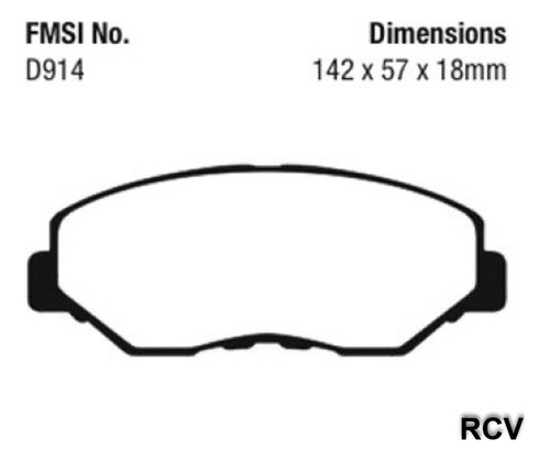 Balatas Disco  Delantera Para Honda Accord Exr L4 2005