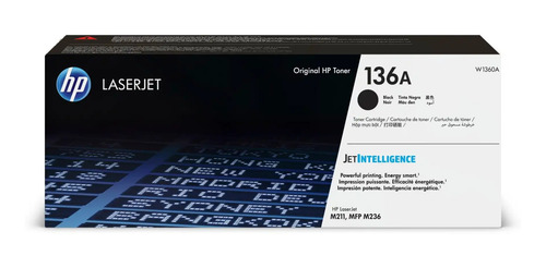 Cartucho De Toner Hp 136a Negro Serie Hp Laserjet Mfp 236sdw