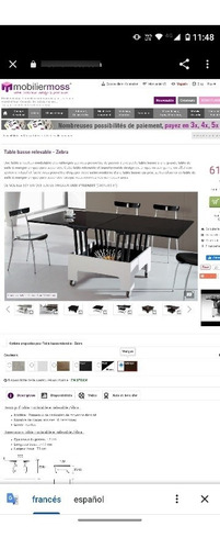Imagen 7 de 7 de Mesa Extensible Comedor 180cm X 90cm