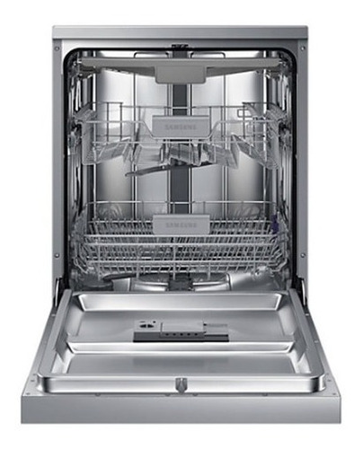 Imagen 4 de 7 de Lavavajillas Samsung Dw60m6050fs 14 Cubiertos Acero