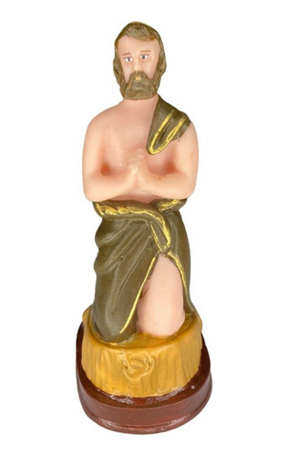 Escultura São Cipriano 12,50 Cm Em Resina