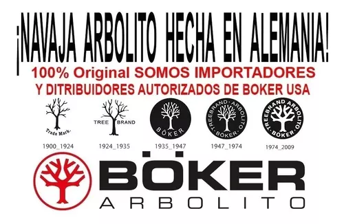 Navaja Boker Arbolito Copperhead + Funda De Cuero + Grabado