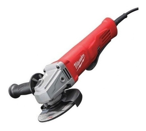 Imagen 2 de 2 de Amoladora angular Milwaukee 6142-59A de 50 Hz/60 Hz color rojo 1250 W 220 V - 240 V + accesorio