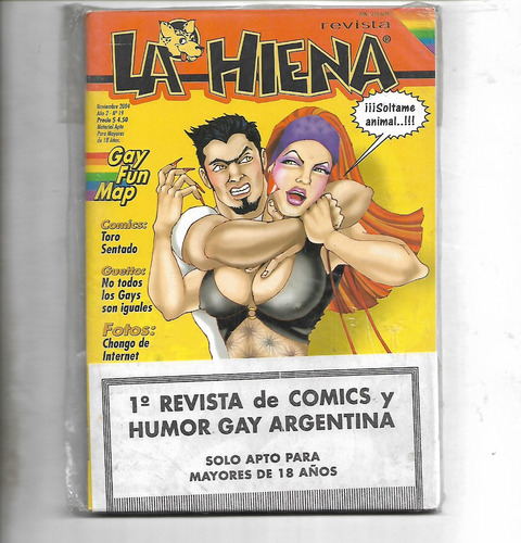 Revista La Hiena #19 Nov 2004 Comic Gay Chongo De Internet