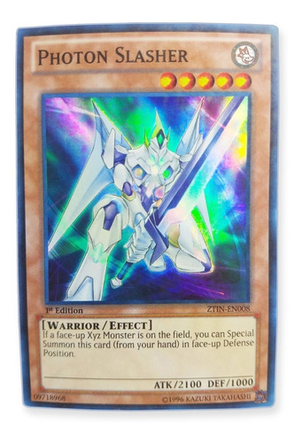 Yugi-oh! Photon Slasher Ztin-en008 Super Rare