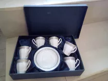 Ischia Juego De 6 Tazas Con Plato De Vidrio Para Café