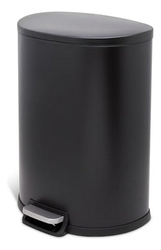 Cubo De Basura De Acero Inoxidable Resistente De 50l/13gal C