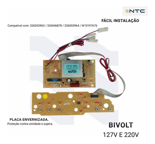 Imagem 2 de 5 de Placa Eletrônica Maquina De Lavar Turbo Performance 9 10 Kg