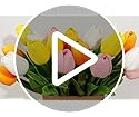 Flores Artificiales Tulipanes 20 Pzas Tulipanes Falsos Rosas