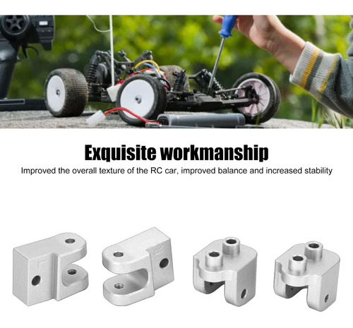 Juego De 4 Soportes Para Varillas Rc Track, A Prueba De Óxid