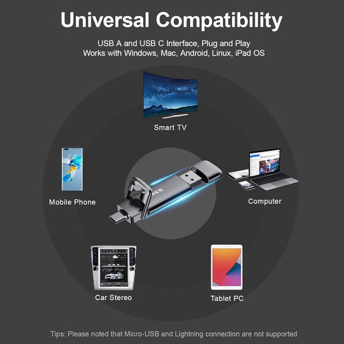 Memoria Usb C Ssk De 1 Tb De Hasta 1000 Mb/s, Flash Usb C Rá