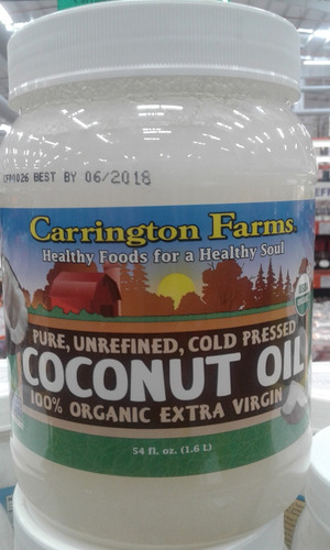 Aceite De Coco Extra Virgen Importado Carrinton Farms