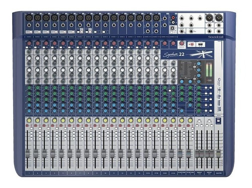 Mesa De Som Soundcraft Signature 22 Bi-volt Mixer 22 Canais