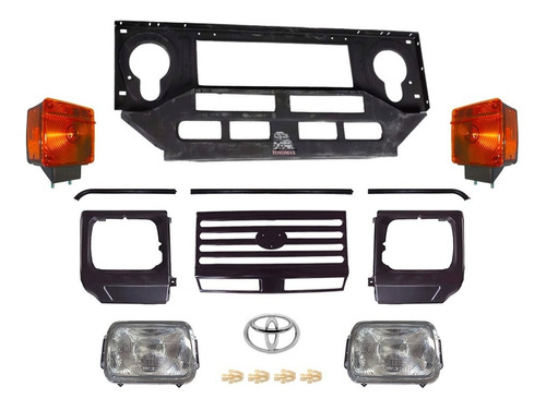 Painel Frontal Toyota Bandeirante Kit Completo C/sinaleira