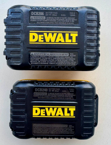 Baterias Dewalt Kit 20v 6 Ah Y 4 Ah Y Cargador 4 Amp Facturo