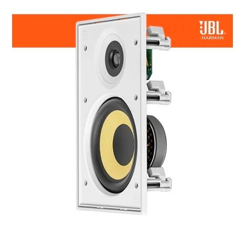 Caixa de som embutir retangular JBL CI6R branca