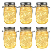 Comprar Gigalumi Luces Solares Colgantes Tarro De Albañil, Paquete D