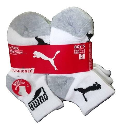 Puma Medias  Bebes/niño/niña/  6 Pack 