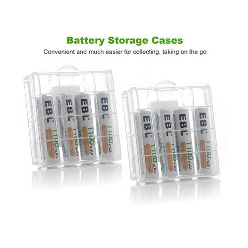 Ebl Aa Y Aaa Cargador De Pilas Recargables Con Baterías Aaa