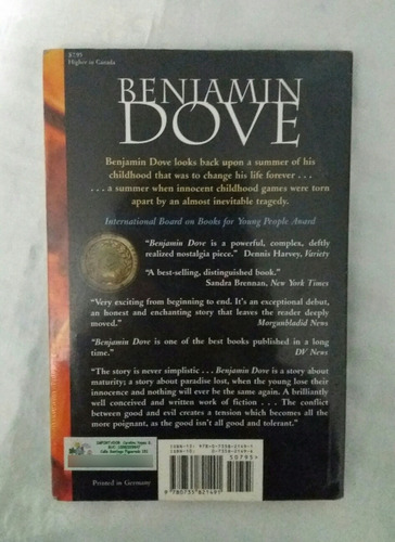 Fridrik Erlings Benjamin Dove Libro En Ingles