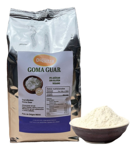 Goma Guar 2 Kg (hindustan) Para Alimentos