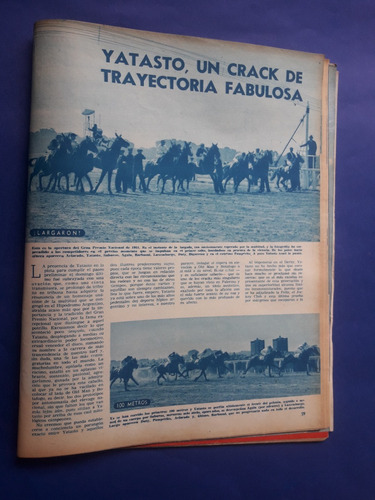 Turf Gran Premio Nacional 1951 Yatasto Mundo Deportivo