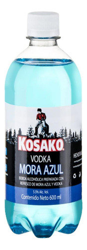 Pack De 12 Fusión Kosako Mora Azul Pet 600 Ml