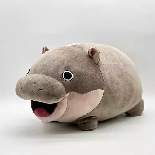 /hippo Moo Deng, Pelúcia, 22 Cm, Fofa E Macia
