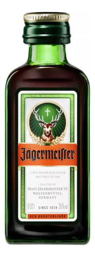 Licor Fino Alemão Jagermeister Mini 20ml Original Miniatura