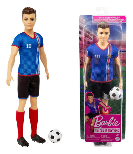 Muñeco Ken Futbolista Original Barbie