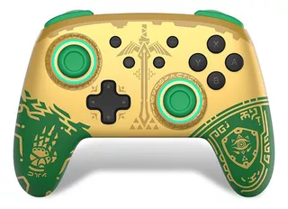 Controle Pro Nintendo Switch Zelda Bluetooth Nfc Amiibo Cor Dourado