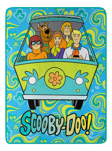 Northwest Scooby Doo Micro Raschel - Manta De 46 X 60 Pulgad