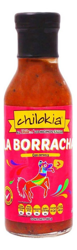 Salsa La Borracha Chilokia Vidrio 360g