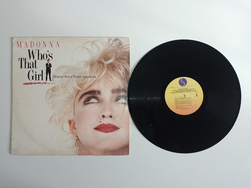 Vinilo Lp Acetatos Madonna Whos That Girl Print Usa