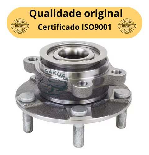 Par Cubo De Roda Dianteiro Nissan Sentra 2.0 07 / 13 Com Abs