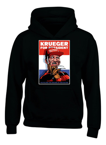 Hoodie Buzo Capota Freddy Krueger Series Black Terror