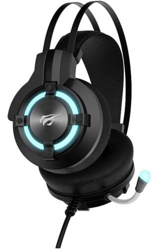 Imagem 4 de 7 de Headset Gamer Iluminação Led Havit Hv-2212d P2 Preto