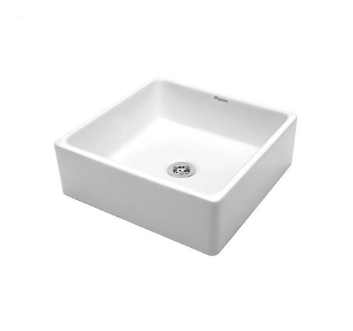 Bacha Porcelana Baño De Apoyar Piazza A037 Blanco