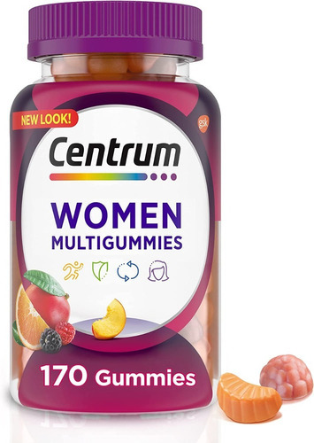 Multivitamínico Centrum para mulheres Fruit Flavor 170 gomas