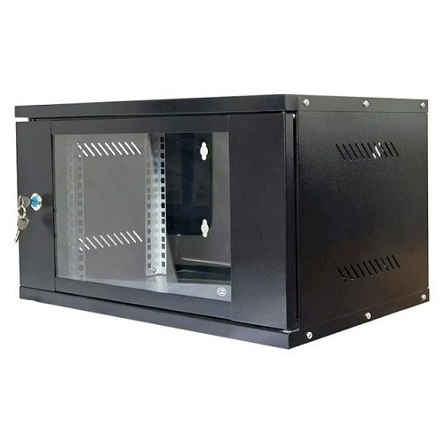 Gabinete Rack 4ur Para Dvr Compacto  Metalico Y Vidrio 